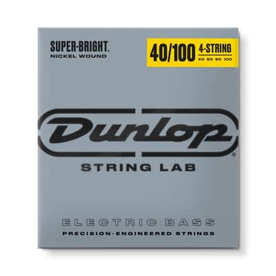 DUNLOP DBSBN40100 Super Bright Nickel Wound, Light Set/4 image 2