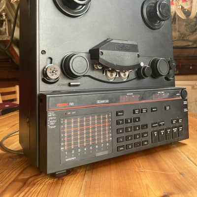Fostex R8 8-track 1/4" tape recorder with accessories image 1