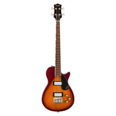 Gretsch Streamliner Jet Club Single-cut Electric Bass Guitar - Havana Burst image 1