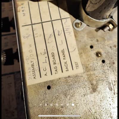 Marshall Super Tremolo 100W JMP (1959T) – 1971 – Original Red Tolex – Mustards & Drakes – AC/DC Era image 12