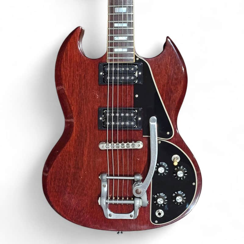 STUNNING VINTAGE Gibson SG Deluxe 1971 - Original Cherry Finish image 1