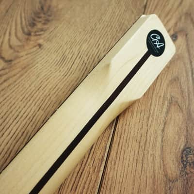 Telecaster Compatible Rosewood and Maple Neck 22 Fret Jumbo Satin image 8
