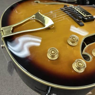 Tanglewood (No Label) Hollow-Body Archtop Electric Guitar Sunburst image 11