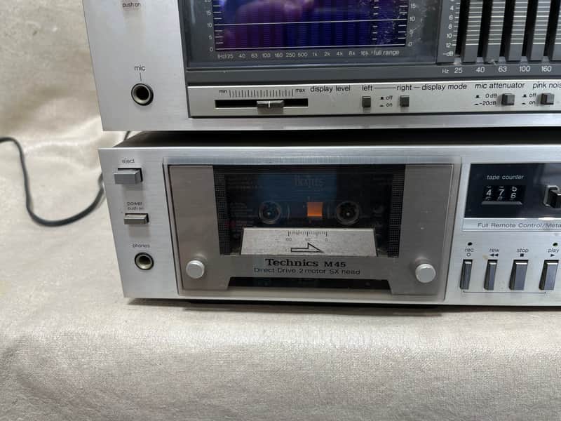 Technics RS-M45 Metal Cassette Deck Aluminum RS-M45 1980s - Silver image 1