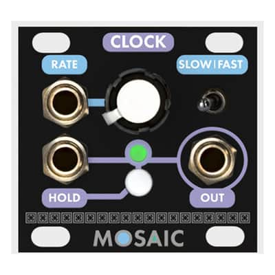Mosaic Clock 1U Eurorack Module (Black) image 1
