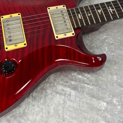 2004 USA Paul Reed Smith PRS Custom 22 in Ruby Red with Chevron 10 Top w/ case Dragon II image 11