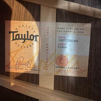Taylor 812CE 2022 image 5