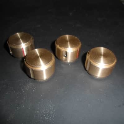 HH Scott Tube Stereo Type Gold Aluminum knobs 1950's image 1