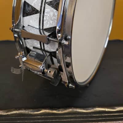 Pork Pie Black & White Snare 5x14 image 2