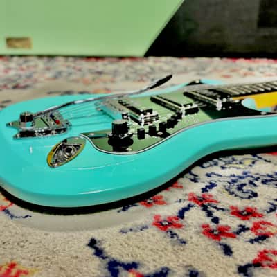 2015 Hagstrom RetroScape Series H-III - Limited Edition 50th Anniversary - Aged Sky Blue w/ Case image 14