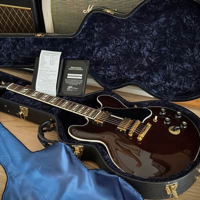 Gibson Custom Shop ES-345 Stereo Reissue Walnut Nur 3,99kg trotz Varitone! Gibson BB.King Customshop Case! 2008 - Walnut image 5