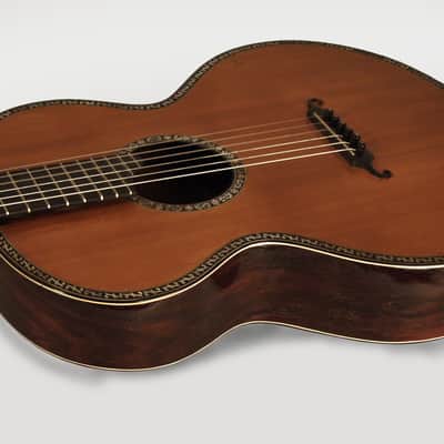 Ludwig Reisinger Viennese Classical Guitar (late 19th Century), hard shell case. image 8