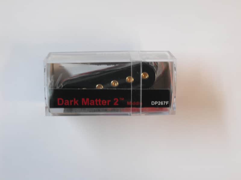 DiMarzio Dark Matter 2 Middle Single Coil Pick-up Black W/Gold Poles DP 267F image 1