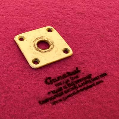 General Vintage Tone Vintage Original Specs 1954 - 1956 output Jack plate for Les Paul®️ CAB “ Cellulose Acetate “ Cream image 2