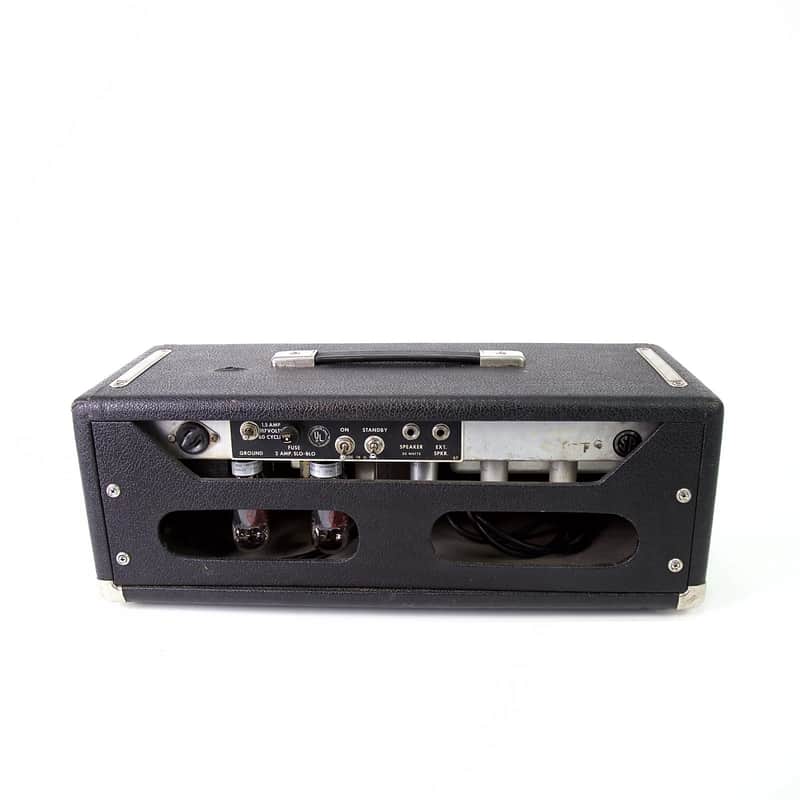 Fender Bassman "Drip Edge" 2-Channel 50-Watt Guitar Amp Head 1968 - 1969 imagen 2