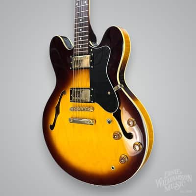 Epiphone Dot Deluxe Vintage Sunburst Semi Hollowbody Electric Guitar image 2