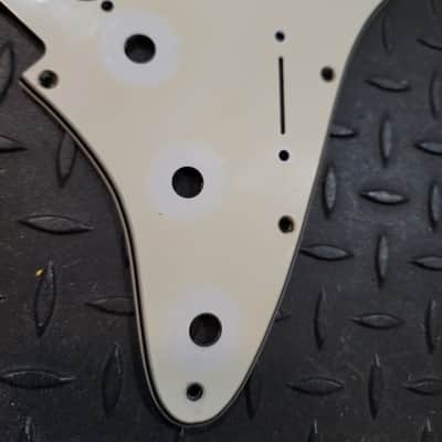 USA 3-ply Fender Pickguard and Back Plate 1986 Strat Cream/White Jewel Series Stratocaster US American image 8