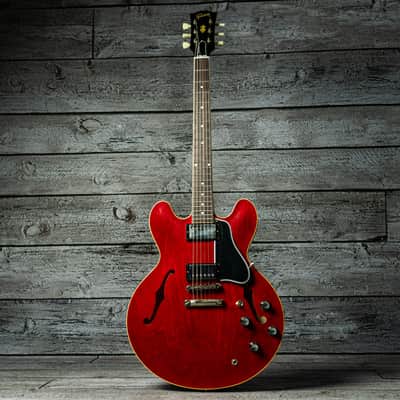 Gibson Custom Murphy Lab 1961 ES-335 Reissue Ultra Light Aged - Sixties Cherry image 3