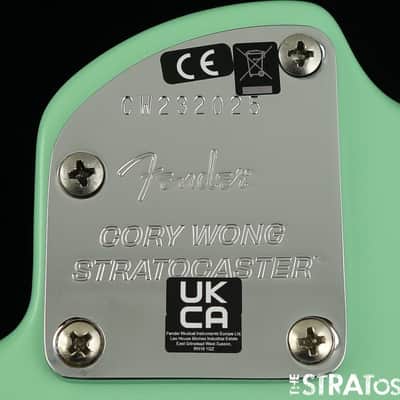 Fender American Cory Wong Stratocaster Strat BODY HARDWARE Ltd. Satin Surf Green image 4