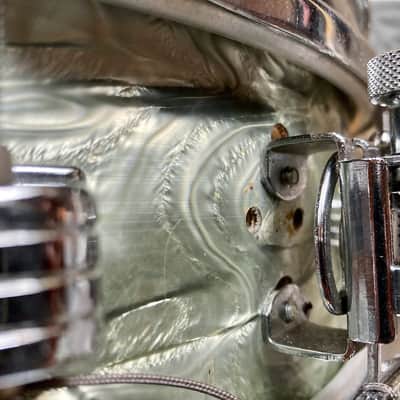 Ludwig 1964 Downbeat 4x14" 8-Lug Piccolo Snare w/ Keystone Badge in Sky Blue Pearl image 10