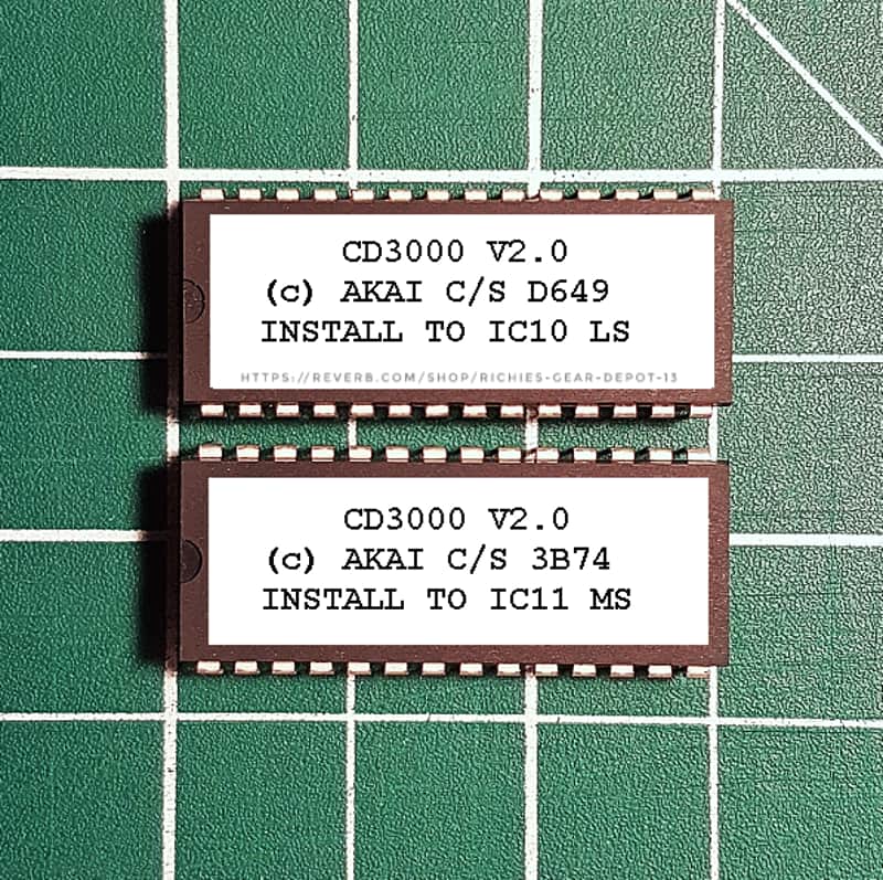 Akai CD3000 (NON-XL) OS v2.0 EPROM Firmware Upgrade KIT image 1