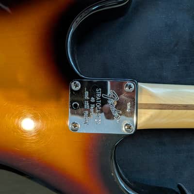 Fender 40th Anniversary American Standard Stratocaster with Maple Fretboard 1994 - Brown Sunburst image 9