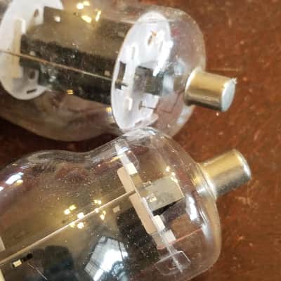 Pair 1625 VT-136 RCA JAN USN NOS tested radio audio vacuum tubes valves 1943-1944 Type image 6