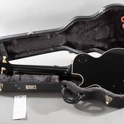 2002 Gibson Les Paul Custom Black Beauty Ebony EMG 81/85 w/ Gibson HSC image 6