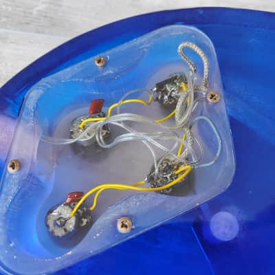 1990's Barclay Single Cutaway (Purple Lucite/Acrylic) image 8