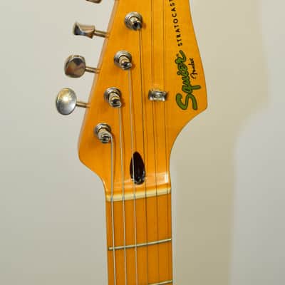 2009 Squier Classic Vibe Stratocaster '50s Electric Guitar, Maple Fingerboard, 2-Color Sunburst image 8