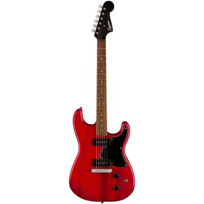 Squier Paranormal Strat-O-Sonic - Crimson Red Transparent image 2