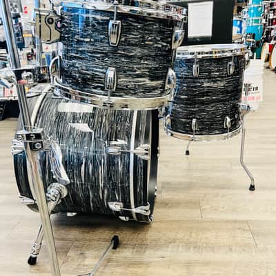 Ludwig Classic Maple Downbeat 3-Pc Shell Pack 12/14/20 (Vintage Black Oyster) image 7