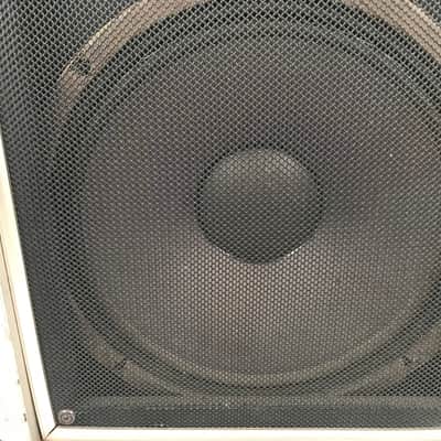 Vintage Roland Cube 60 Keyboard Amplifier Amp Silver w/ Cover CK-60 image 4