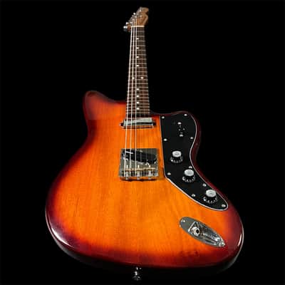 Tone Bakery Jazzbird T with Warmoth Roasted Neck and Dimarzio Pickup - Tobacco Sunburst image 5