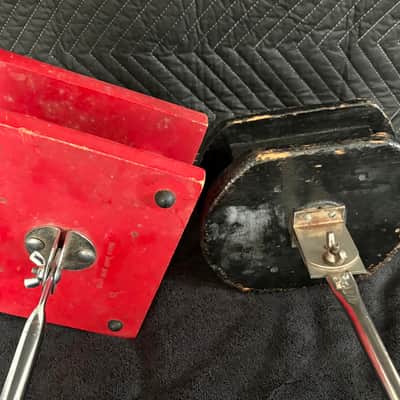 Vintage Practice Pads with stands - John Bock "Fast Hands Drum Studio" - 1940's Bild 4