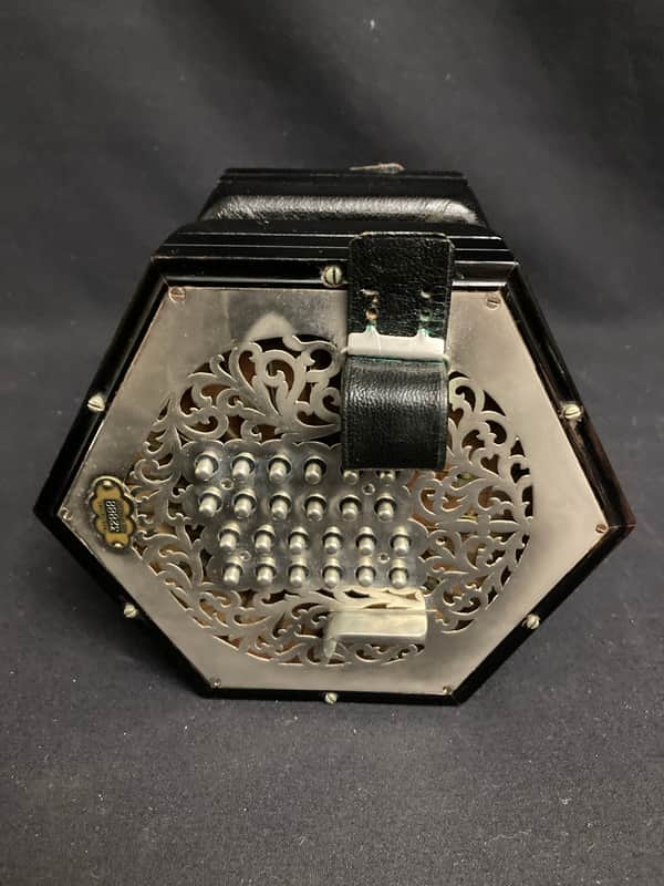 Wheatstone 48-Key Treble English Concertina ca. 1930 image 1