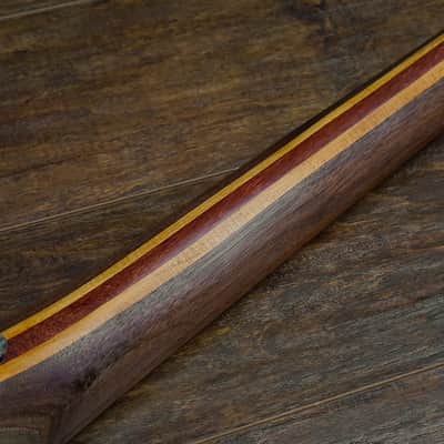 Left Handed Fretless Walnut Fiddle Handmade Wishbass (Refinished!) image 5