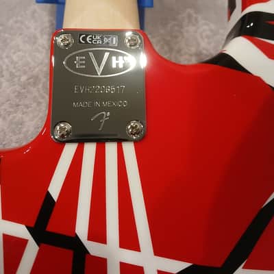 EVH Striped Series Electric Guitar 2013 - Present - Red/Black/White image 9