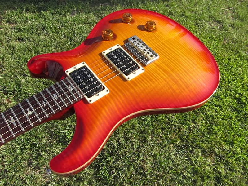 PRS Custom 24 10 Top 2000 Cherry Sunburst | Reverb