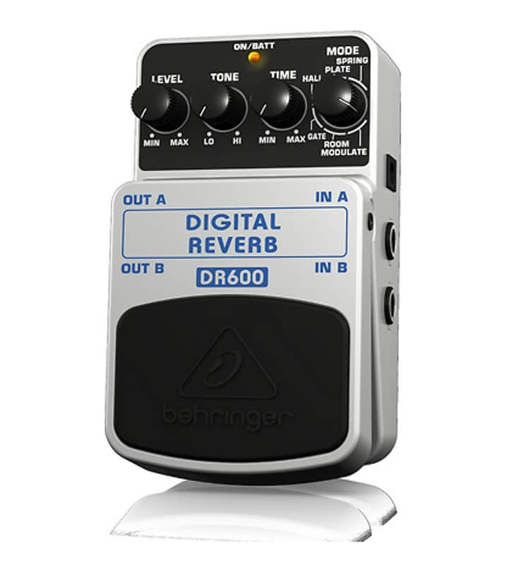 Behringer DR600 Digital Reverb Digital Stereo Reverb Effects Pedal,guitar effects pedals image 1
