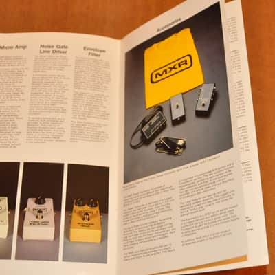 MXR MXR vintage catalog booklet brochure Block Letters all guitar pedals B image 6
