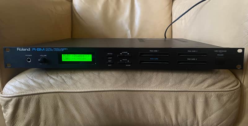 Roland R-8M Total Percussion Sound Module 1980s - Black image 1
