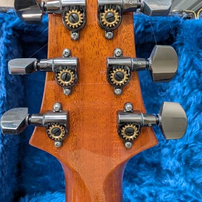 PRS Wood Library Custom 24 10-Top Flame Gray Black Fade w/Ziricote Fingerboard & Smoked Black Hardware image 12