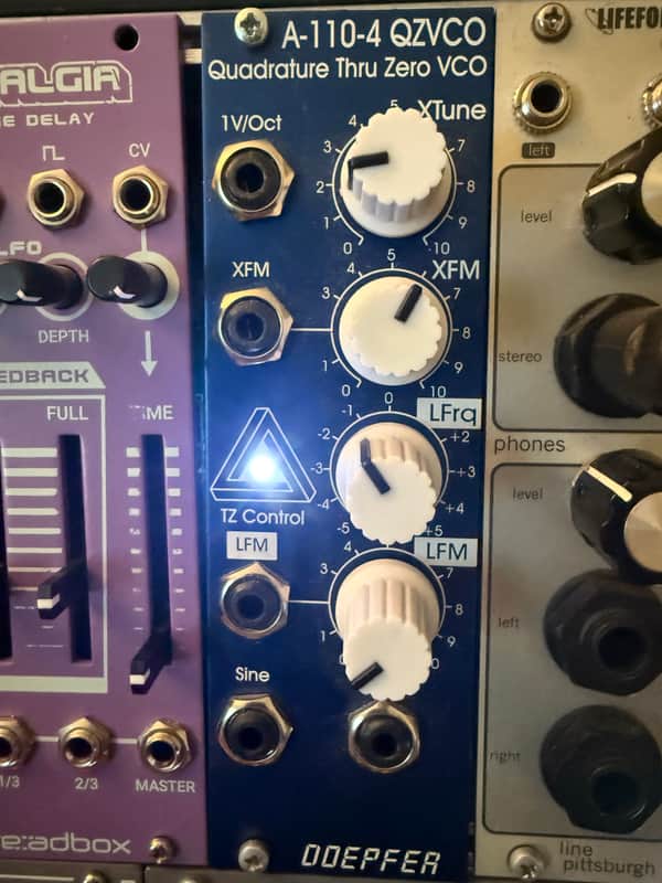 Doepfer A-110-4 QZVCO Quadrature Thru Zero VCO Special Edition 2010s - Blue image 1