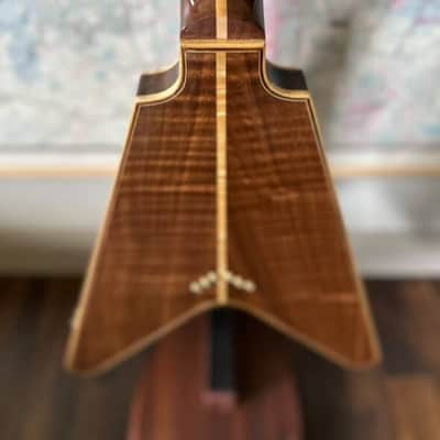 Banker Guitars Albert King Lucy Flying V Dan Erlewine Gibson Authorized Partner - Walnut image 11