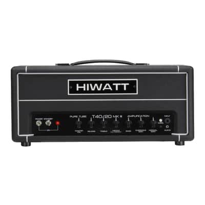 Hiwatt TB4020H T-Series TB40/20 40/20-Watt Tube Guitar Amplifier Head image 3
