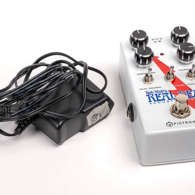 Pigtronix Bob Weir's Real Deal Acoustic Preamp 2010s - White/Red/Blue image 10