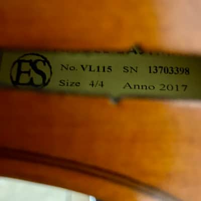 Beautiful Eastman VL115 2017 4/4 Violin image 6