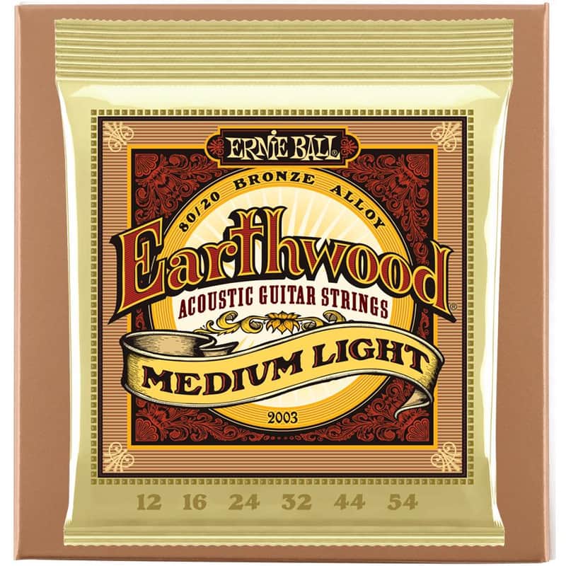 Ernie Ball Earthwood 80/20 Acoustic Strings - Medium Light image 1