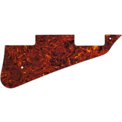 Tortoise 4 ply Pickguard for Gibson Les Paul standard or custom with Humbuckers image 5